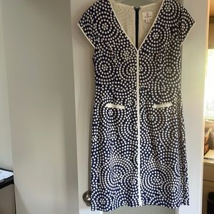 Julie Brown fitted cap sleeve dress. Above knee length